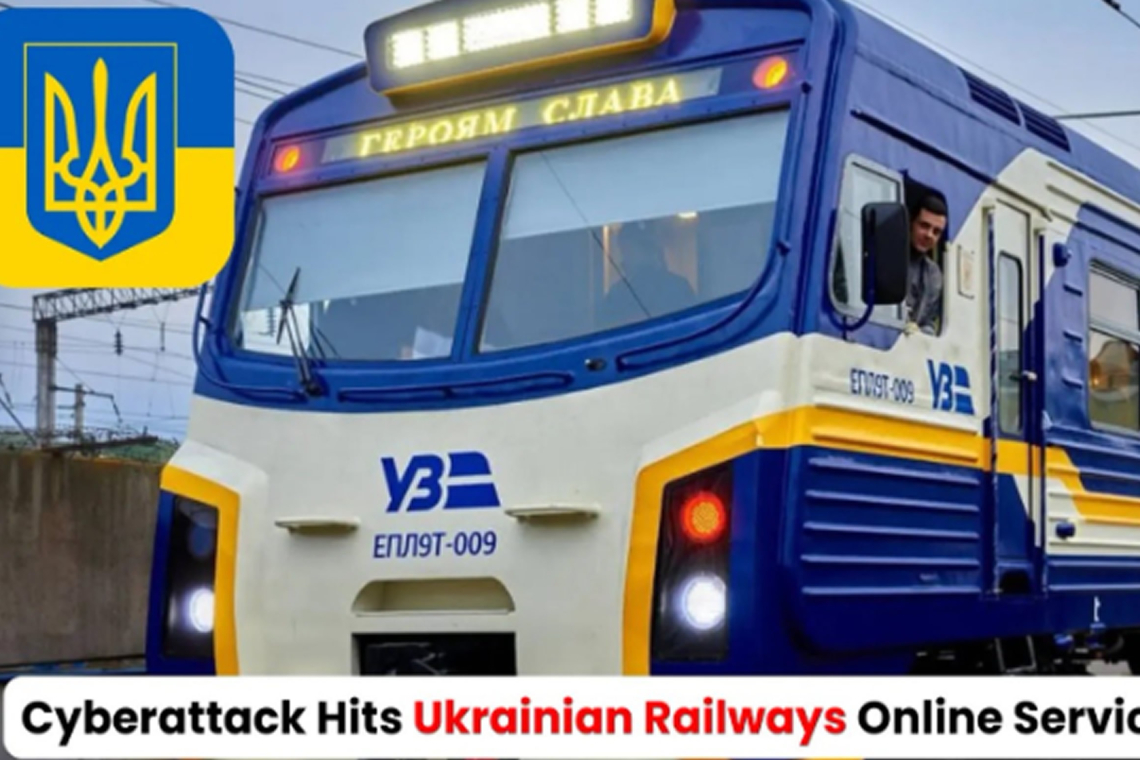Major Cyberattack Disrupts Online Services of Ukrainian State Railway
