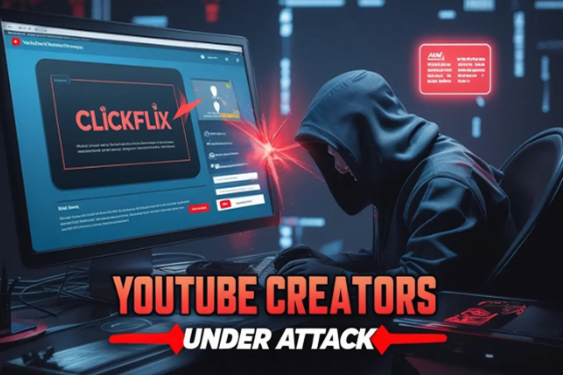 YouTube Creators Targeted Through Fake Brand Collaboration Requests Using Clickflix Technique