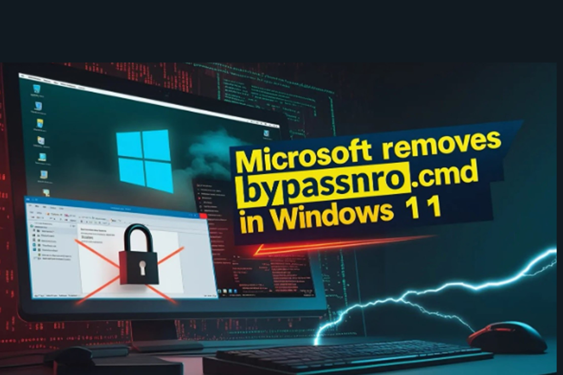 Microsoft Eliminates bypassnro.cmd in Windows 11 Insider to Enforce Microsoft Account Requirement