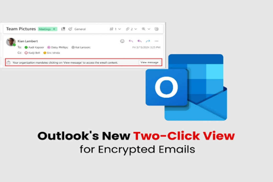 Outlook Adds Two-Click Protection for Encrypted Emails 