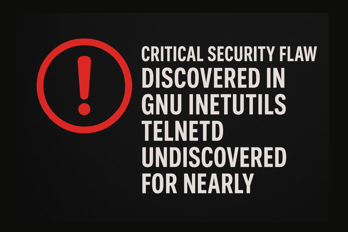 GNU InetUtils telnetd Authentication Bypass Bug Grants Unrestricted Root Access