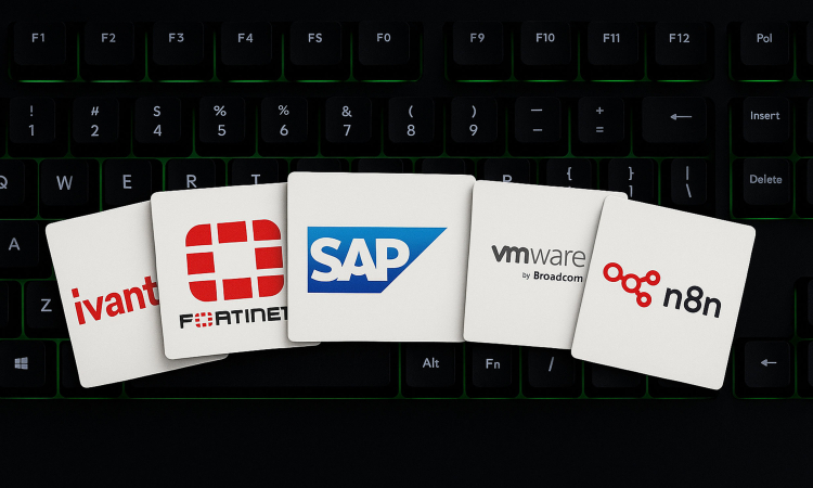 Security Updates from Ivanti, Fortinet, SAP, VMware, and n8n Address RCE, SQLi, and Privilege Escalation Risks