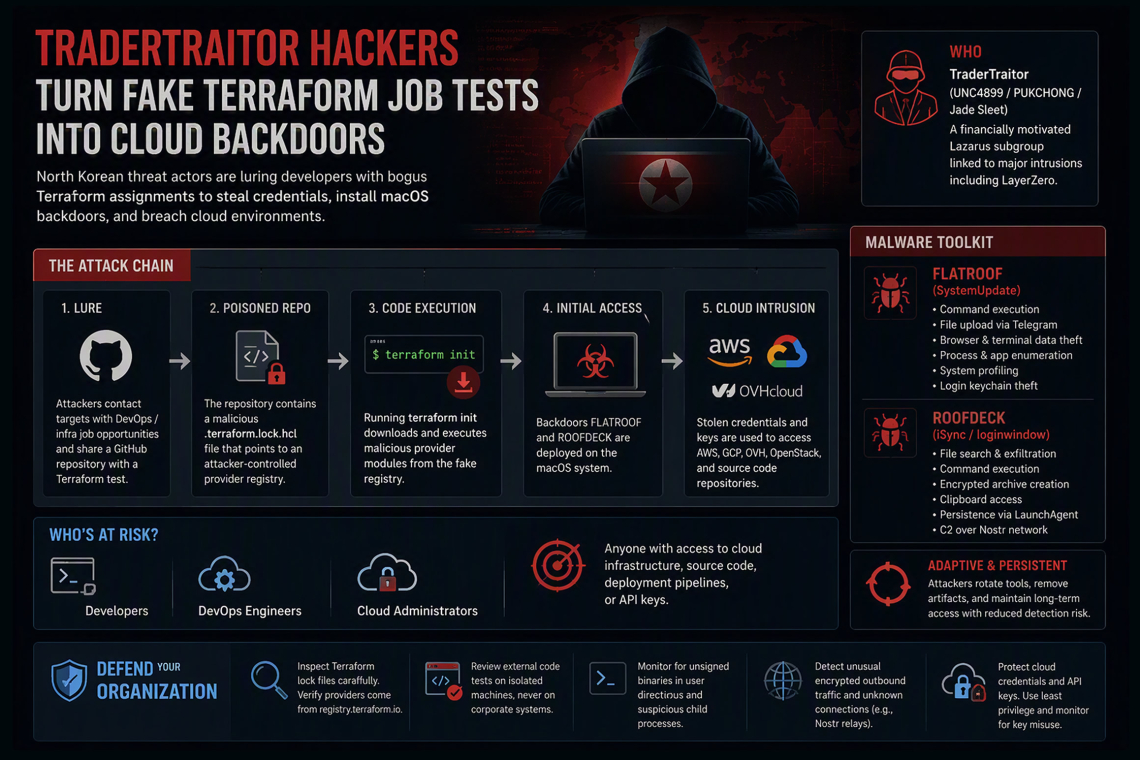 Hackers Linked to North Korea Weaponize Fake Terraform Interviews to Breach macOS Environments