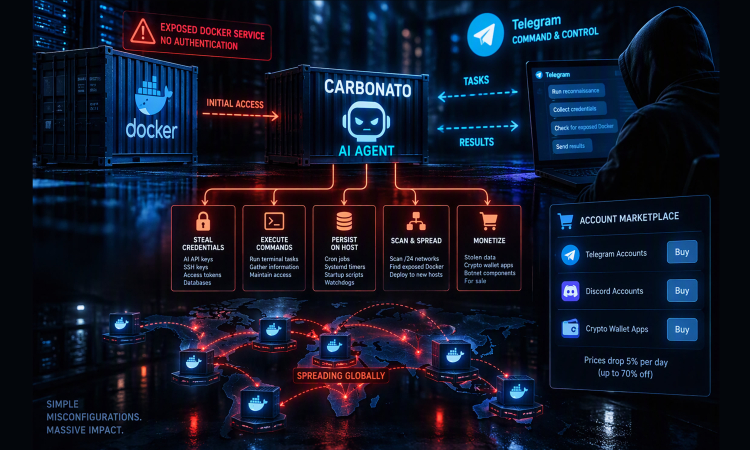 Threat Actors Deploy AI Agent-Based Botnet to Operate Within Infected Servers