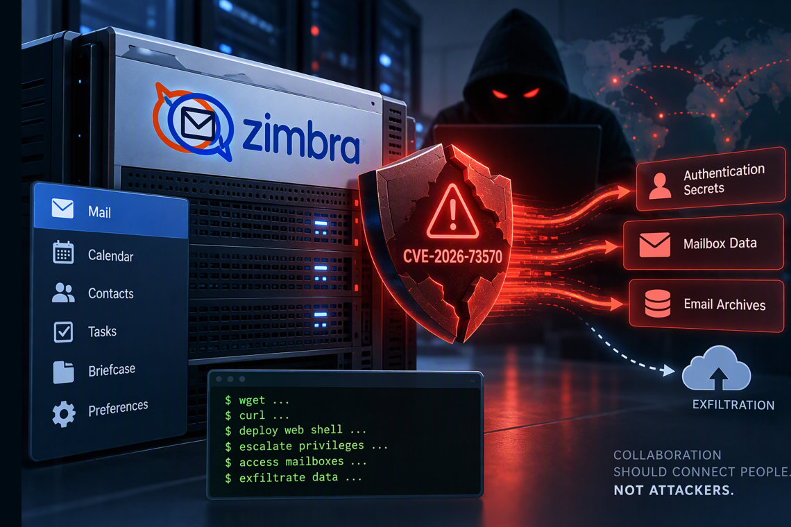 Zimbra Servers Targeted in Attacks Delivering Web Shells and Harvesting Authentication Data