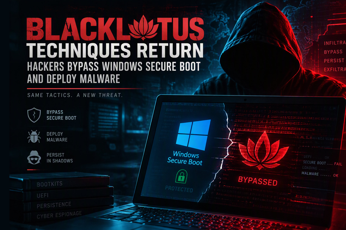 Hackers Revive BlackLotus Techniques to Bypass Windows Secure Boot and Deploy Malware